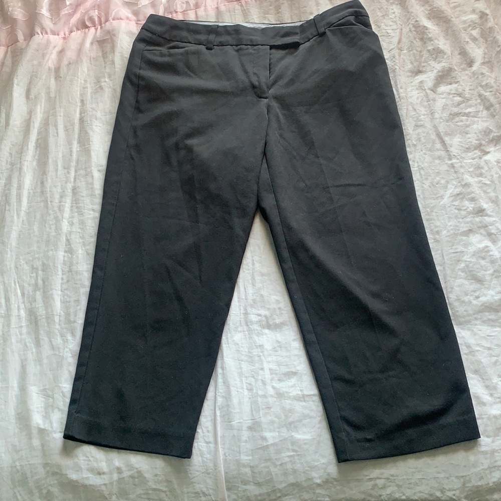 black ankle dress pants